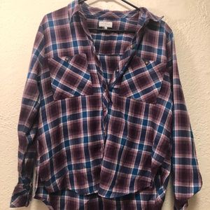 Lucky Brand Purple Flannel